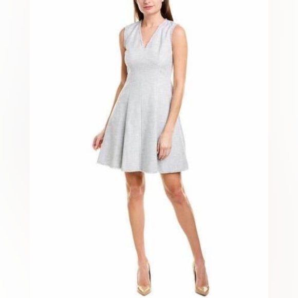 Rebecca Taylor Dresses & Skirts - NWT, Rebecca Taylor Grey Slub Suiting Dress